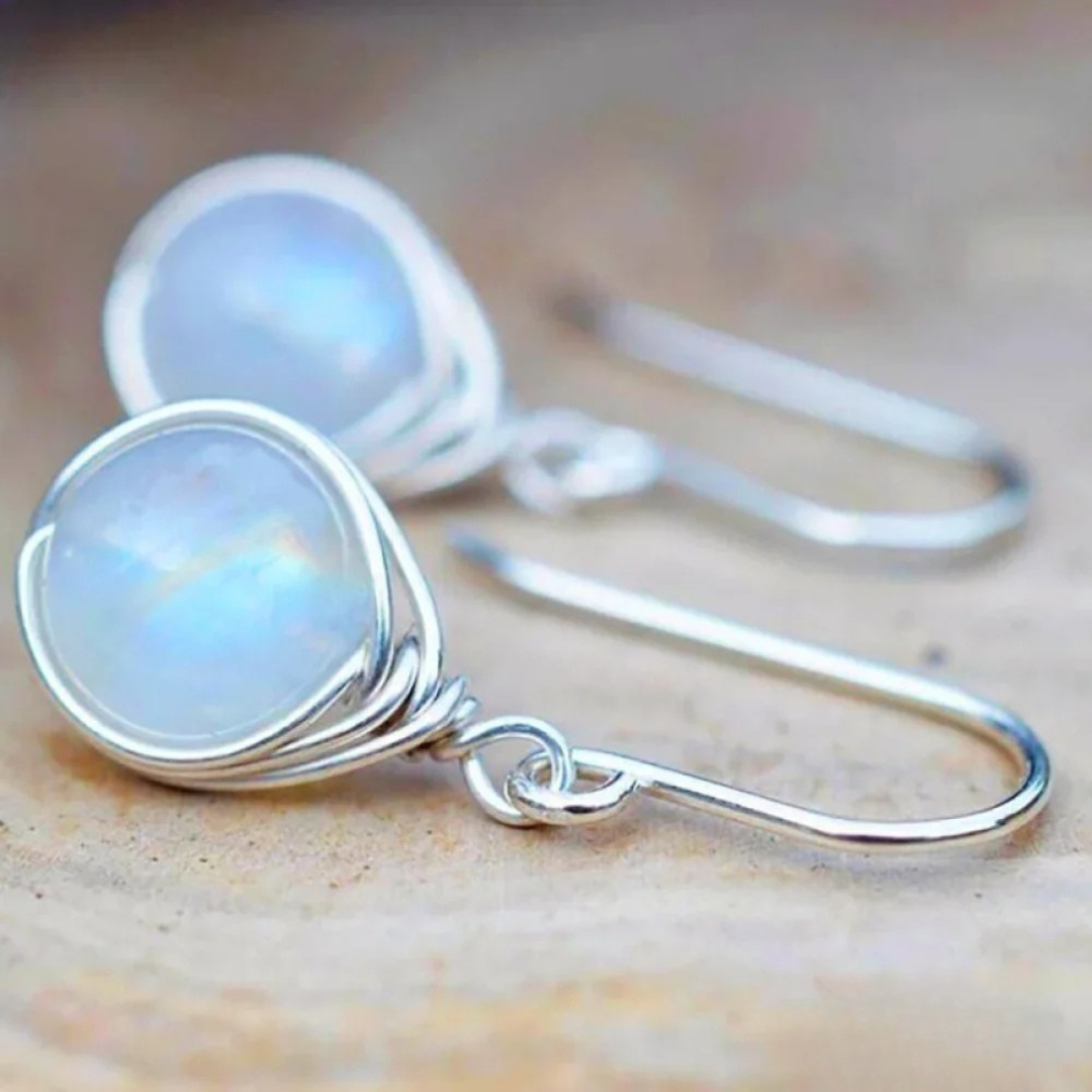 Moonstone Vintage Earrings