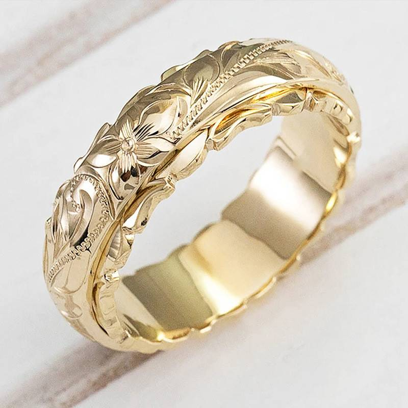 Timeless Golden Blossom Ring