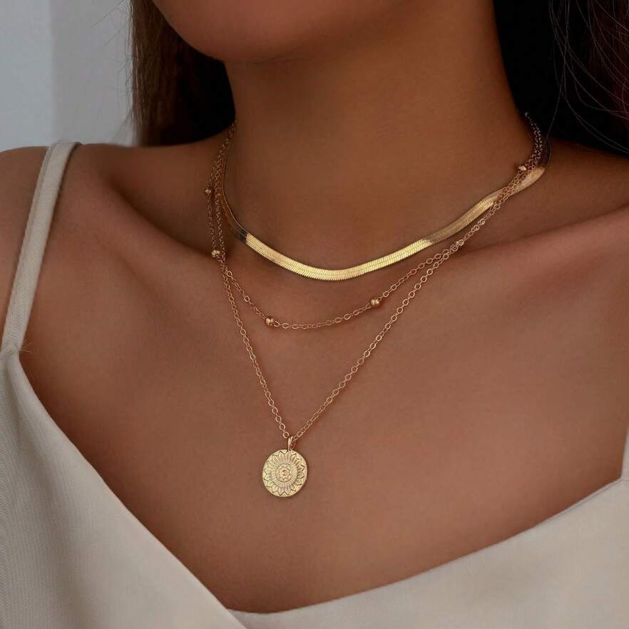 Exclusive Vintage Gold-Plated Necklace