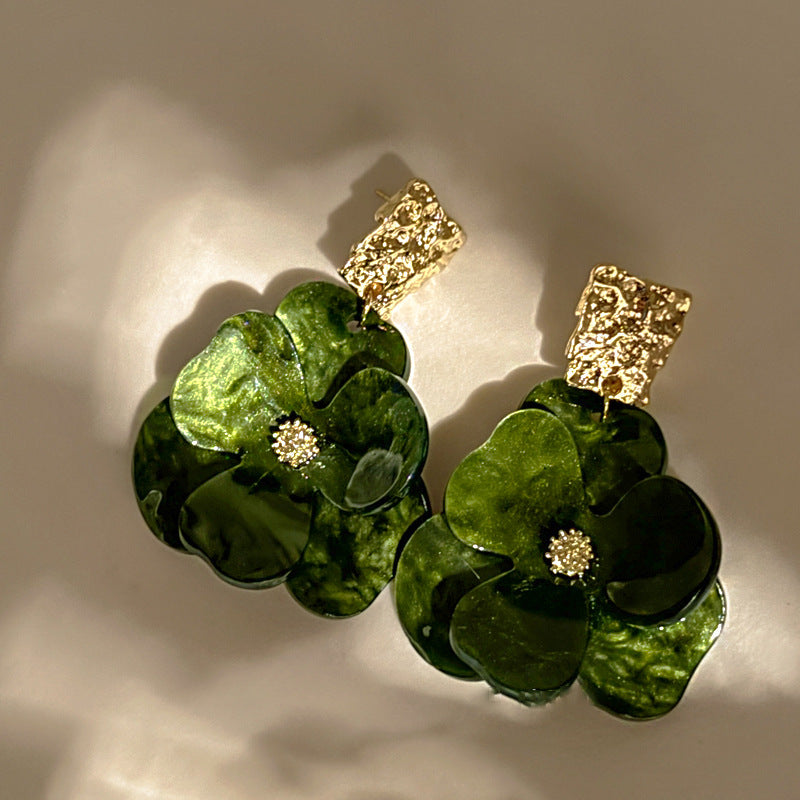 Nature Elegant Flower Earrings