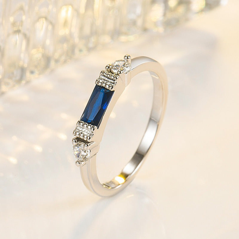 Anie - Natural Stones 925 Sterling Silver Ring