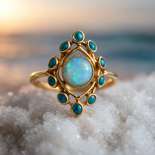 Lymneia - Whisper Blue Ring