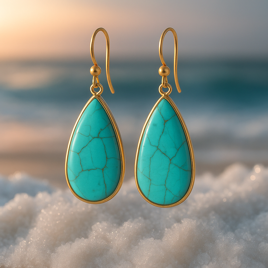 Endless Connection Turquoise Earrings