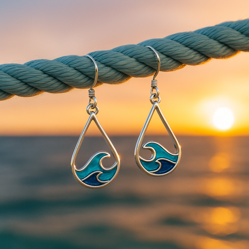 Maya - Water Wave Earrings
