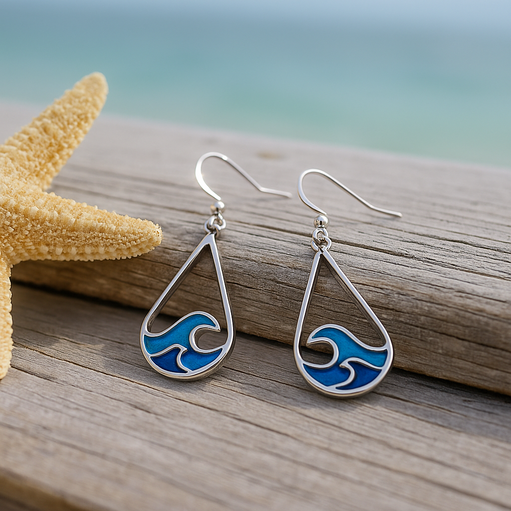 Maya - Water Wave Earrings