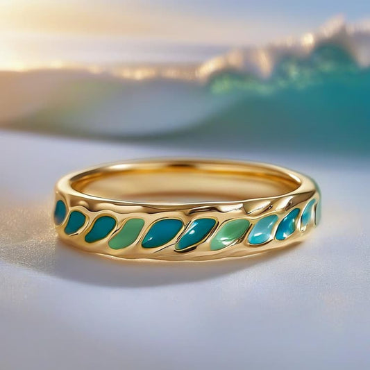 Liora - Radiant Wave Ring