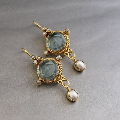 Merena Vintage Pearl Earrings