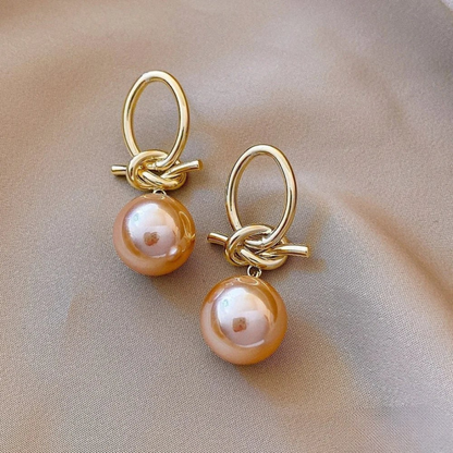 Elegant Pearl Drop Earrings