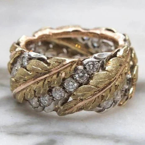 Exclusive Vintage Gold & Diamond Ring