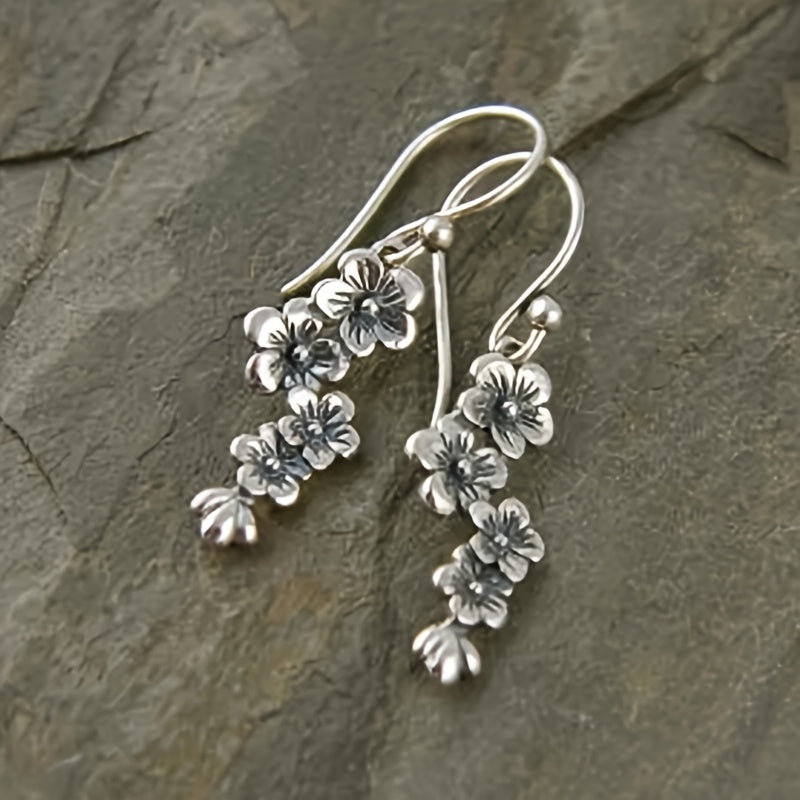 Vintage Daisy Drop Earrings