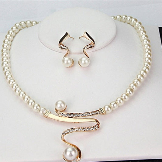 Natural Pearl Jewelry Set