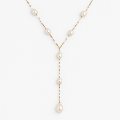 Retro Pearl Pendant Necklace