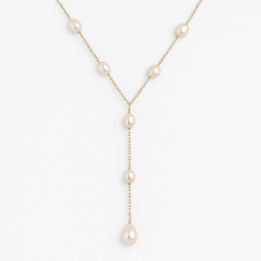 Retro Pearl Pendant Necklace