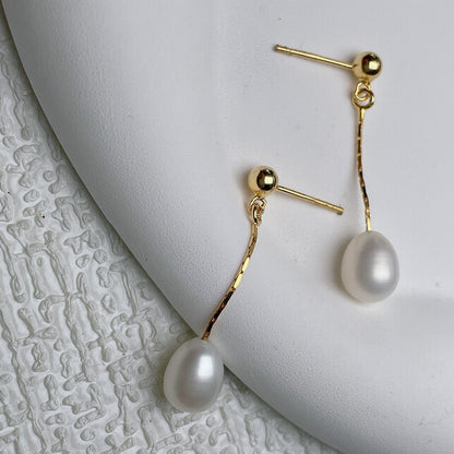 Fresh Pearl Baby Earrings