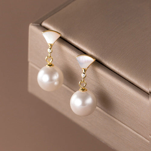 Retro Silver Ball Earrings