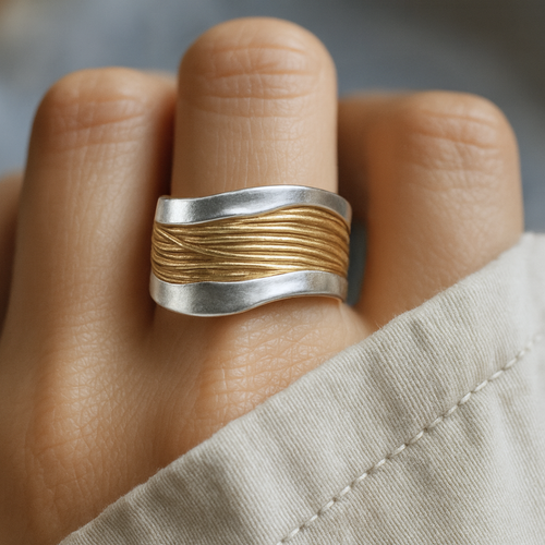 Omelia - The Golden Threads Ring™