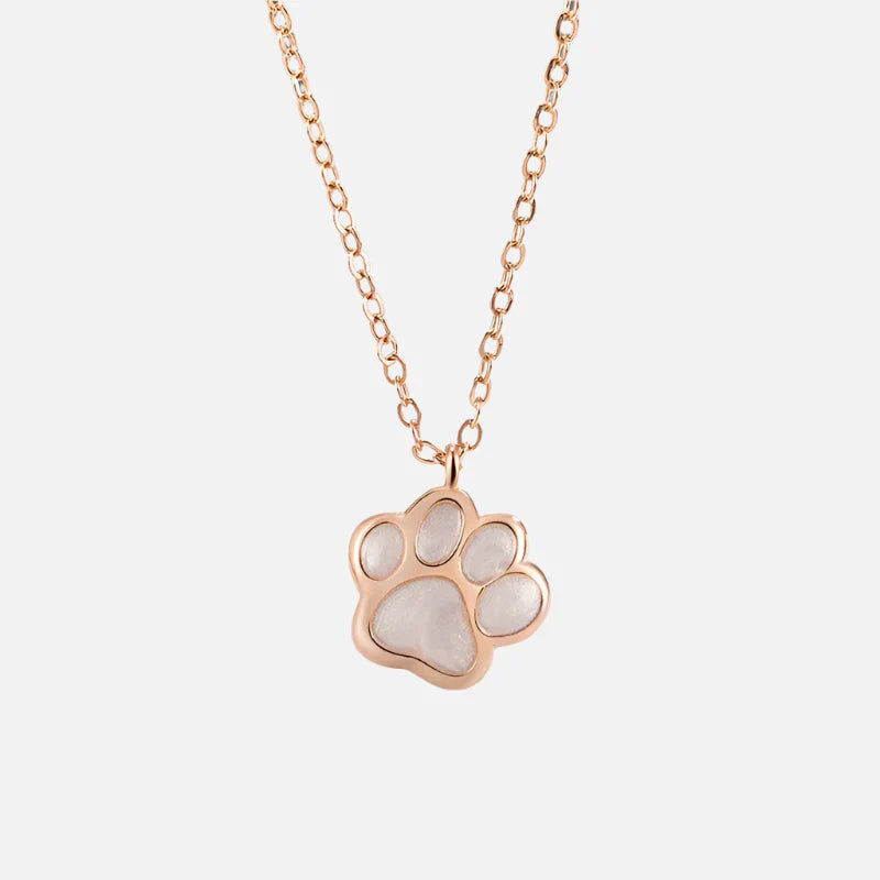 Necklace with Paw Charm