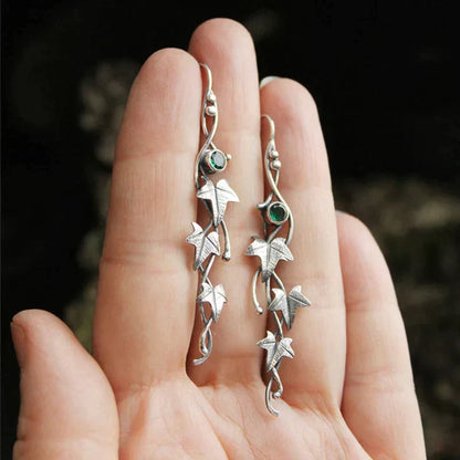 Vintage Elf Leaf Earrings