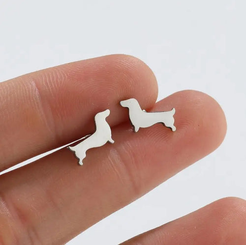 Dachshund Stud Earrings