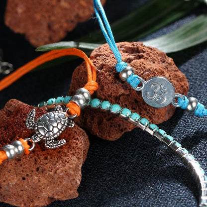 Boho Turtle Bracelet Stack