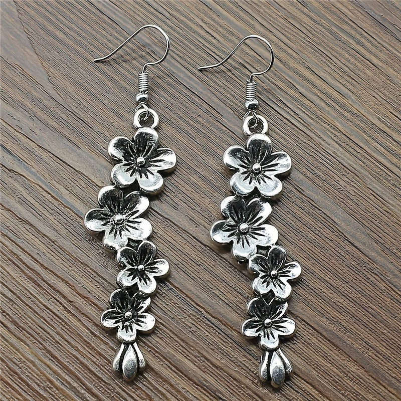 Vintage Daisy Drop Earrings