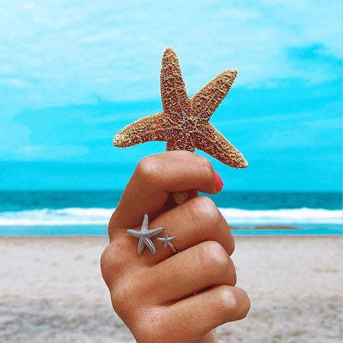 Adjustable Starfish Ring