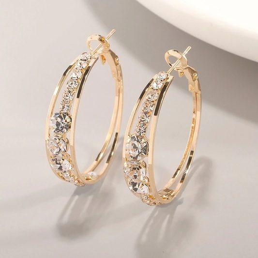 Chic Gold Elegance Earrings