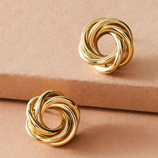 Radiance - Spiral Gold Earrings