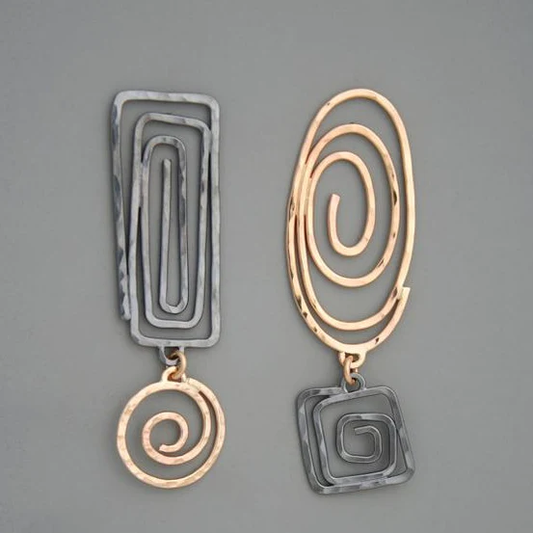 Charm - Vintage Spiral Earrings