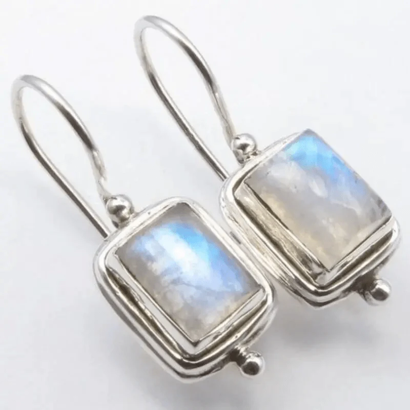 Margot - Unique Moonstone Earrings
