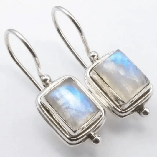 Margot - Unique Moonstone Earrings