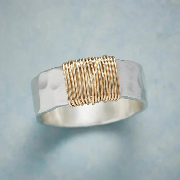 Timeless Silver Goldfaden Ring