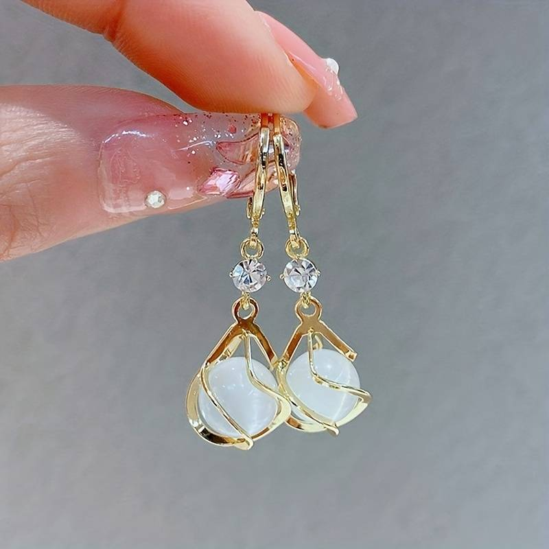 Luxe Opal Glamour Earrings