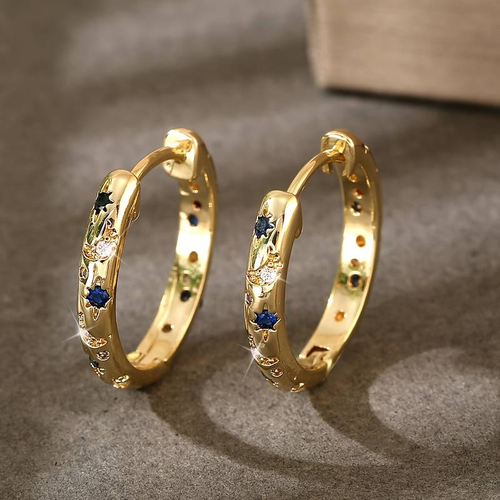 Timeless Golden Glow Hoop Earrings