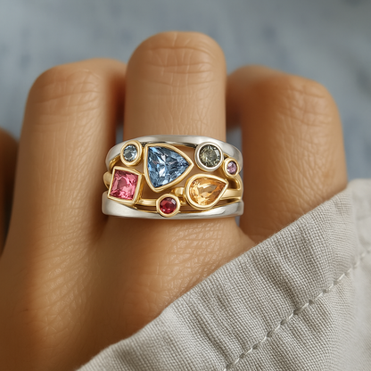 Vintage Colourful Ring