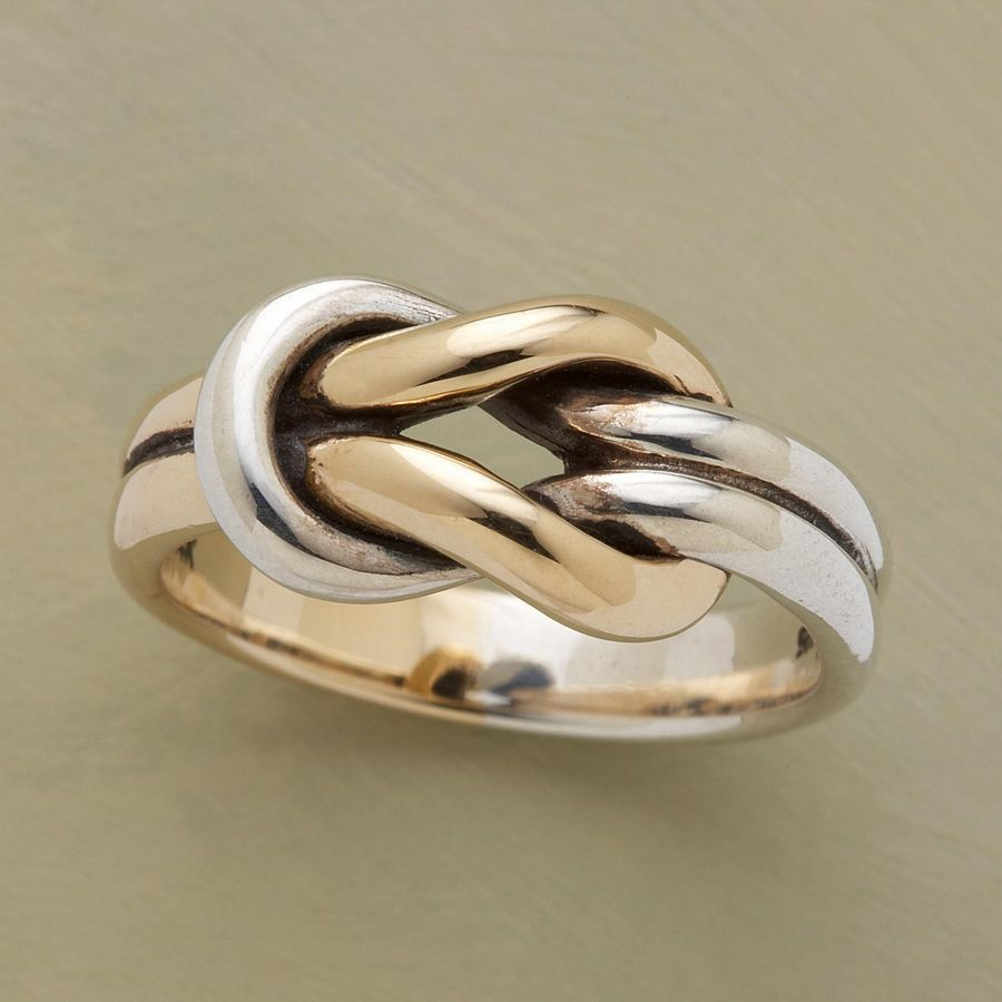 Vintage Gold & Silver Knot Ring