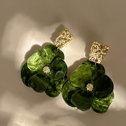 Nature Elegant Flower Earrings