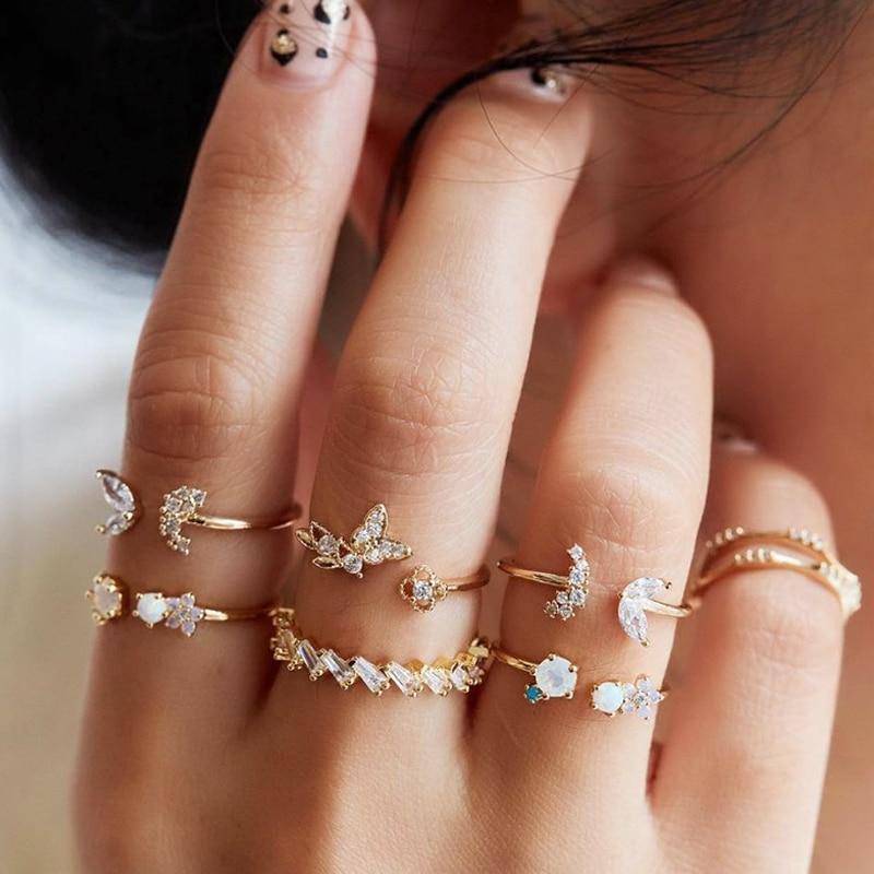 Exclusive Set of 8 to 12 Unique Rings