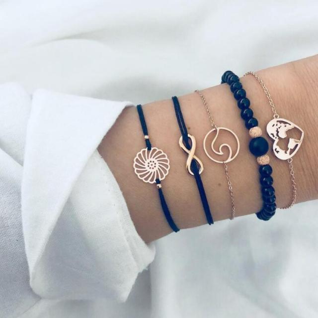 Exclusive Set of 5 Unique Premium Bracelets